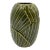 Vintage Boho Chic Green Ceramic Leaf Vase For Sale