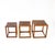 1960s Model 375 Nesting Tables by Børge Mogensen for Fredericia, 1960s, Set of 3 For Sale - Image 5 of 9