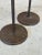 Traditional Pair of Tropical Palm Tree Metal Candle Holders With Verdigris Finish For Sale - Image 3 of 8