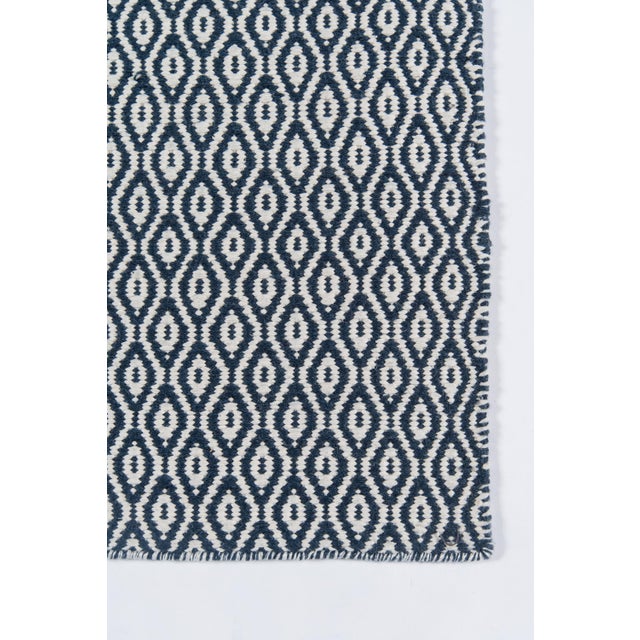 Contemporary Erin Gates by Momeni Newton Davis Navy Hand Woven Recycled Plastic Indoor Outdoor Rug 9' X 12' For Sale - Image 3 of 6