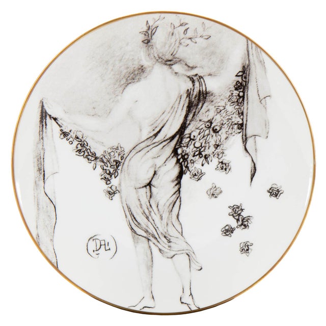 The Four Seasons Plates by Salvador Dalì, 1970s, Set of 4, in Flawless conditions. Designed 1970 to 1979 This piece has an...