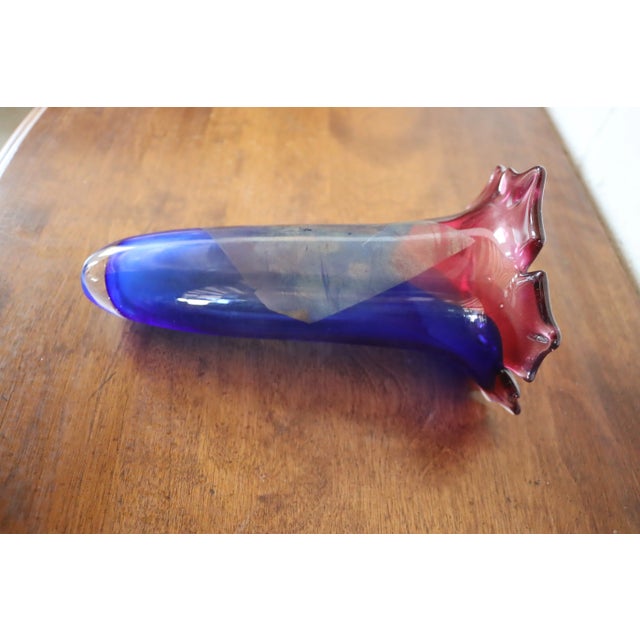 Art Glass Wall Pocket Vase For Sale - Image 4 of 7