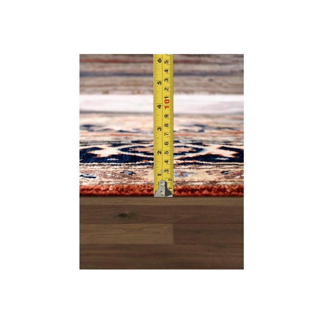2020s Pasargad Home Serapi Rust Wool Area Rug- 9' 8'' X 13' 8'' For Sale - Image 5 of 6
