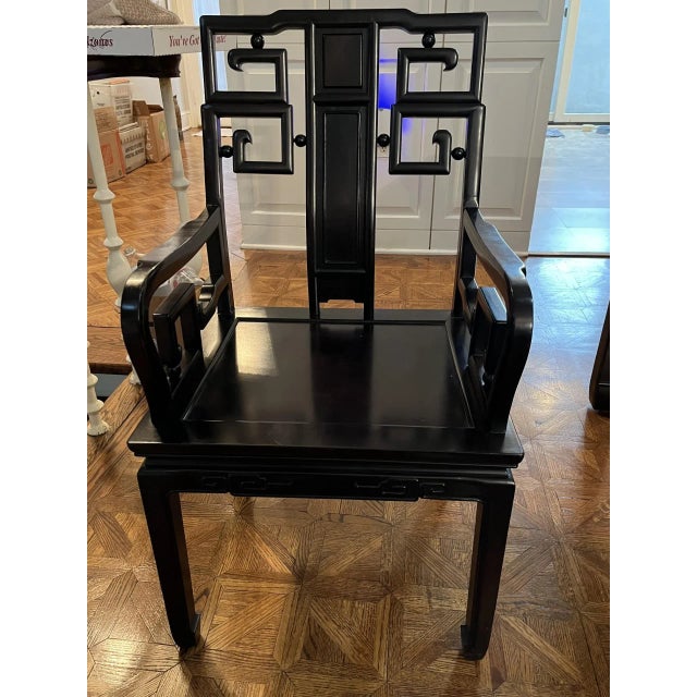 Rosewood Dining Table, 10 Chair Set, and Matching Table Pad Set of 20 For Sale - Image 9 of 14