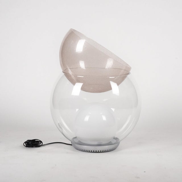 Giova Parabola Rosa Pulegosa Table Lamp by Gae Aulenti for Fontana Arte, 1970s For Sale - Image 10 of 12