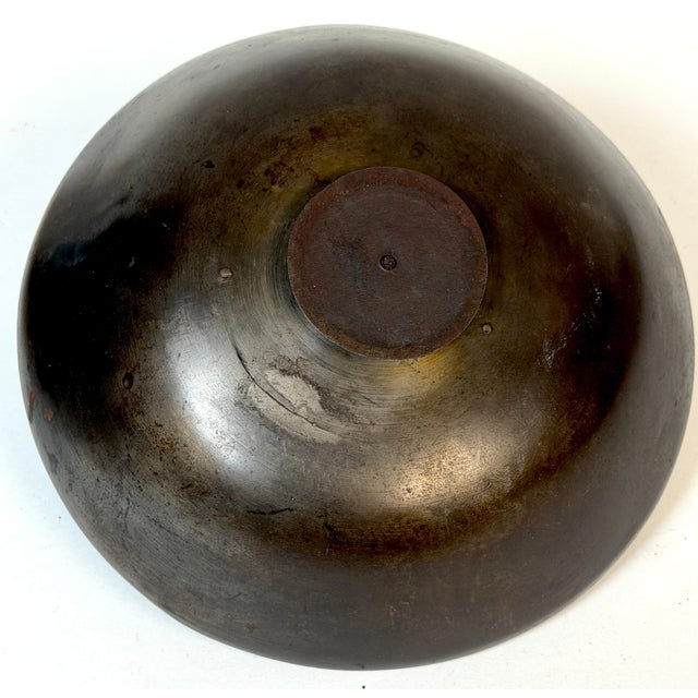 Grand Tour Patinated Metal Bowl after Hildesheim Depicting the Infant Hercules For Sale - Image 13 of 13