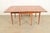 American Henkel Harris Federal Solid Walnut Drop Leaf Dining Table, Circa 1960s For Sale - Image 3 of 13