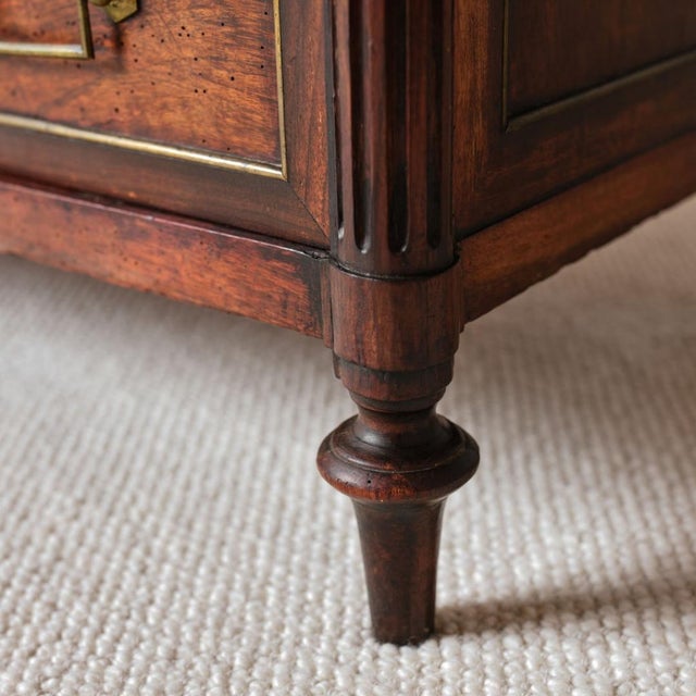 Late 17th Century French Empire Cherry Wood Commode With Marble Top For Sale - Image 9 of 16