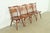 Drexel Declaration Kipp Stewart for Drexel Declaration Sculpted Walnut Dining Chairs, Set of Four For Sale - Image 4 of 12