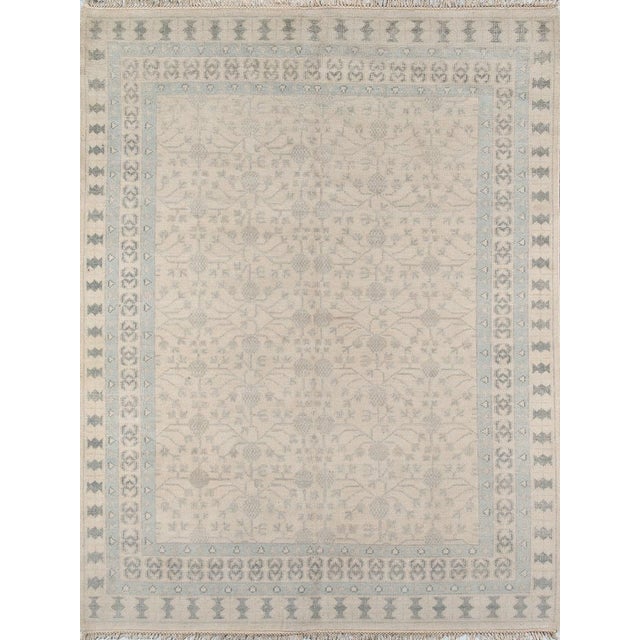 Textile Erin Gates Concord Sudbury Ivory Hand Knotted Wool Area Rug 7'9" X 9'9" For Sale - Image 7 of 7