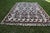 1980s Bohemian Style Handwoven Oushak Authentic Vintage Turkish Kilim Rug 4x6 Ft For Sale - Image 4 of 9