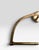 A post modern brass ice pick inspired towel hanger. Applied patina from beautiful aging.