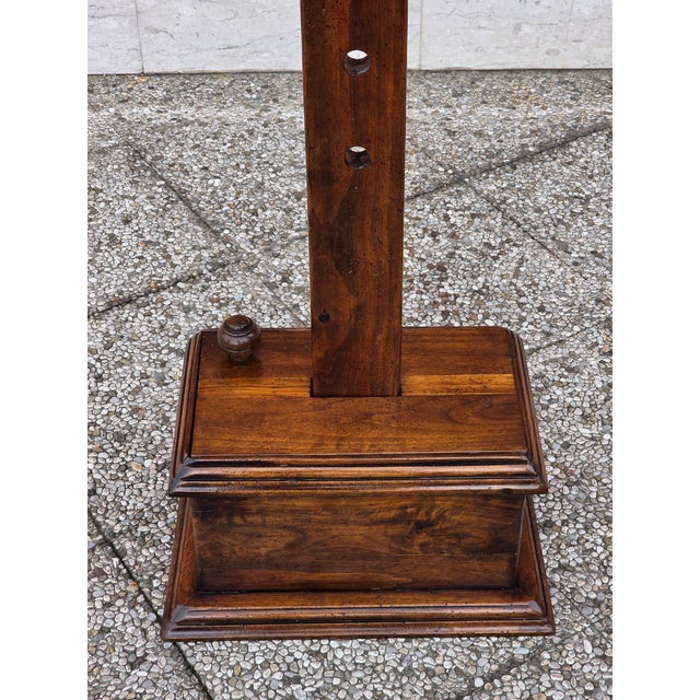 Adjustable Dismountable Walnut Display Easel, 1890 For Sale - Image 10 of 12