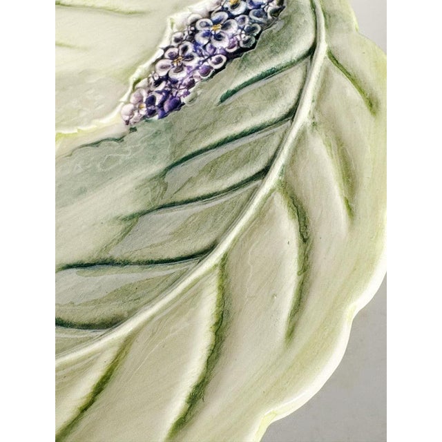 Majolica and Porcelain Plates, France, 1960s, Set of 3 For Sale - Image 13 of 15