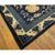 Antique Traditional Elements Chinese Peking Floral Medallion Blue 1880s Rug For Sale - Image 4 of 10
