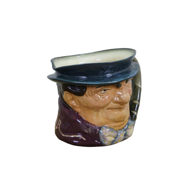 Realism Royal Doulton English Traditional Tony Weller Charles Dickens XL Toby Character Jug For Sale - Image 3 of 12