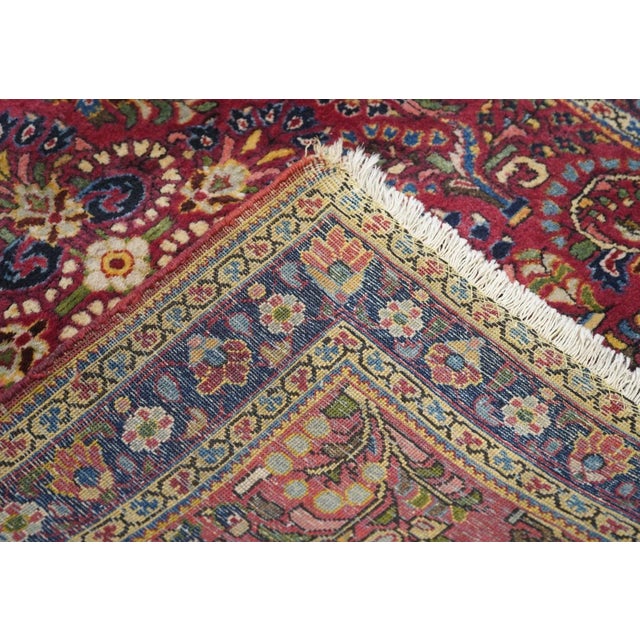 Antique Sarouk Rug 3'4'' x 5'0'' For Sale - Image 4 of 12