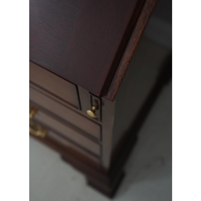 Kindel National Historic Trust Mahogany Secretary Desk For Sale - Image 12 of 18