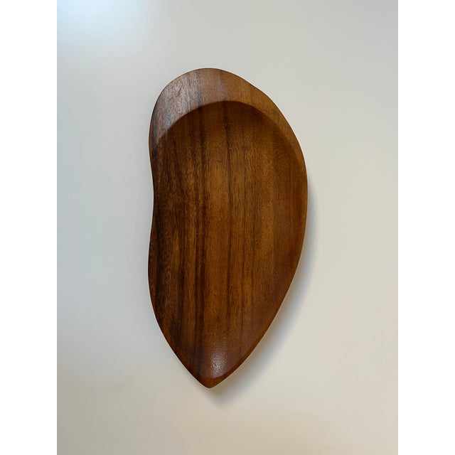 Vintage wood tray with organic asymmetric form. Era unclear but I originally purchased from a mid-century dealer....