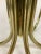 Late 20th Century Oversized Brass Sculptural Loop Table Lamp With Shade For Sale - Image 9 of 11