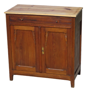 Small Art Deco Oak and Pine Buffet, 1930s