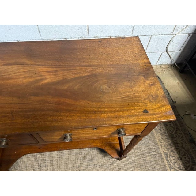 English Antique Regency Style 2 Tier Side Table For Sale - Image 3 of 18