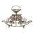 Antique Sheffield Silverplate Toast Rack With Egg Cups, England, 19th Century For Sale