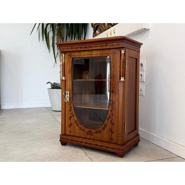 Antique Empire Column Bookcase For Sale - Image 12 of 13