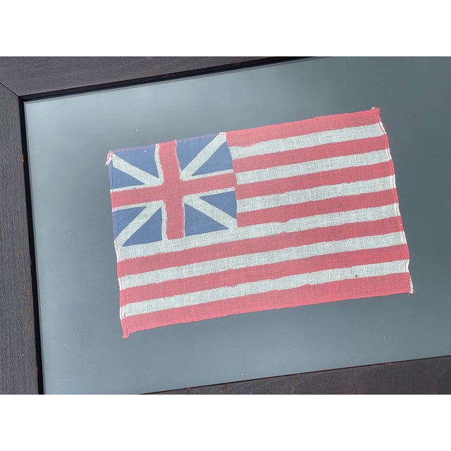 Very nice example of a vintage 1930 Revolutionary flag Printed on cotton. The "Grand Union Flag" is considered to be the...