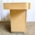 Taupe Postmodern Taupe Brown Lacquer Laminate Credenza With Chrome Base For Sale - Image 8 of 9