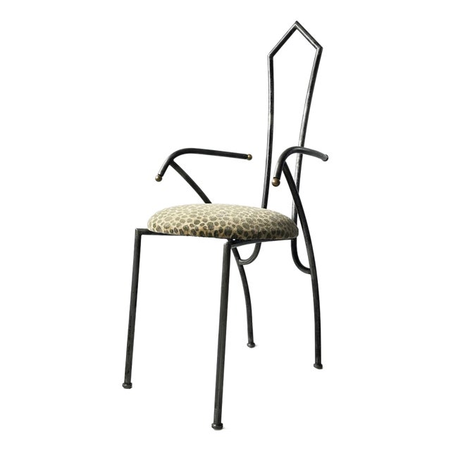 Late 20th Century Postmodern Sculptural Statement Chair For Sale