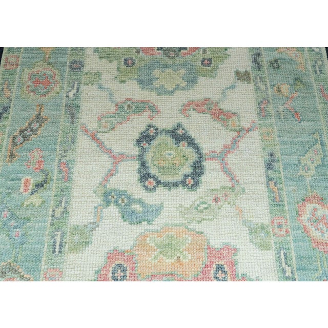 Turkish Oushak Rug 2'8" x 10'4" #20259 For Sale - Image 4 of 8