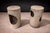 Set of 3 Stools in Fiber Cement, Unknown, 1960s For Sale In New York - Image 6 of 7