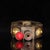 1950s Vintage Chinese Bronze Octagonal Snuff Bottle With Bagua & Gilt Deity For Sale - Image 5 of 9