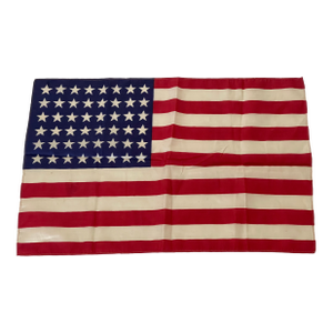 Antique American 48 Stars Small Flag
