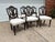 Stickley Mahogany Wheat Sheaf Back Dining Chairs- Newly Upholstered in Cream- Set of 6 For Sale - Image 6 of 12