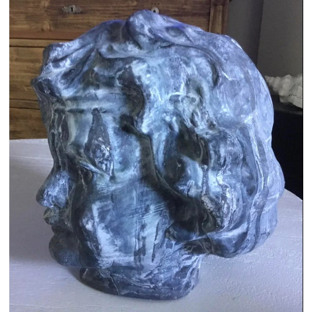 Late 19th Century Architectural Zinc Cherub’s Head For Sale - Image 4 of 7