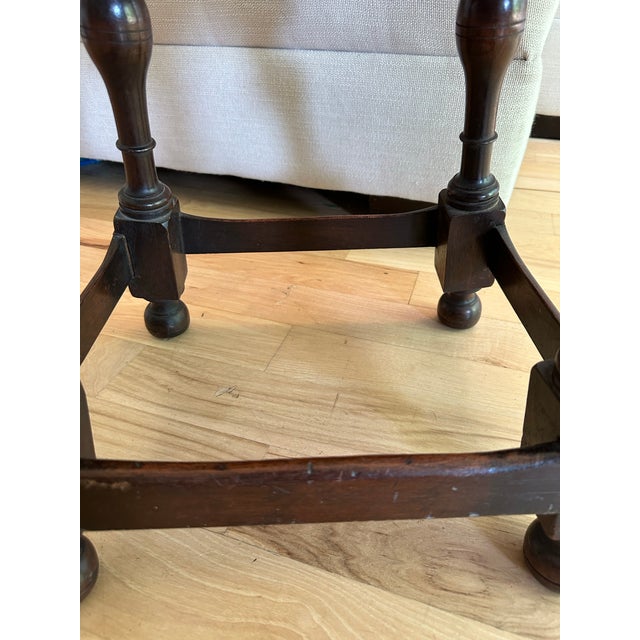 Antique Jacobean Revival Oak Footstool For Sale - Image 11 of 11