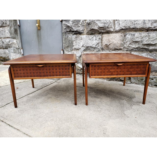 Mid Century Modern Lane Perception End TablesA Pair Chairish