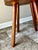 Vintage European Folk Art Hand-Painted Pine Stabelle Chair With Heart Cutout For Sale - Image 16 of 18