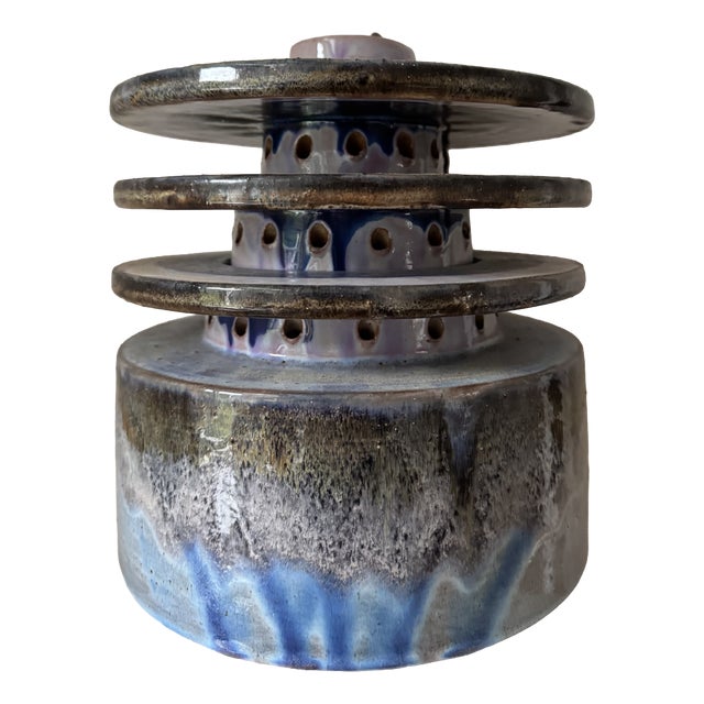 Stoneware Pendant Light by Jette Hellerøe, Denmark, 1960s For Sale
