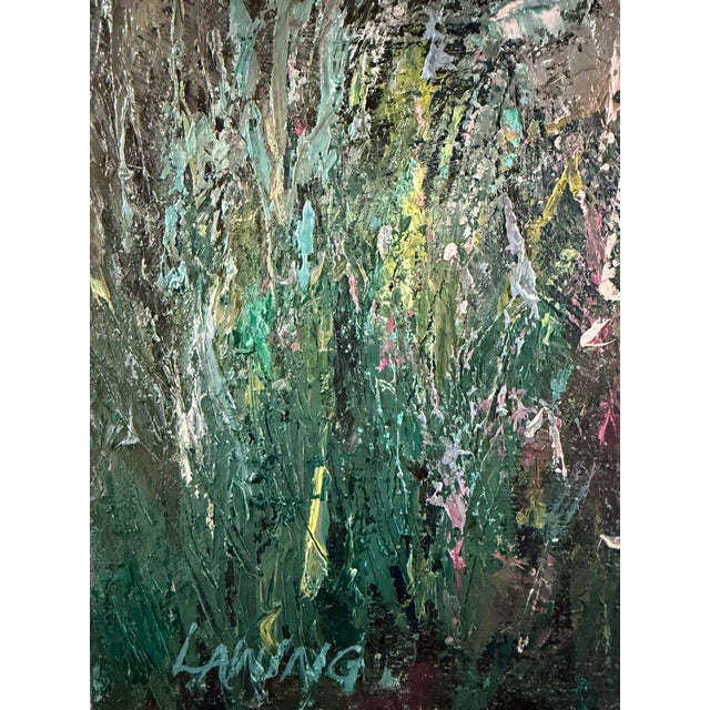 Contemporary Running Over, Original Oil Painting by Julia Lawing For Sale - Image 3 of 3