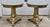 Vtg. Pair Italian Regency Style Carved Wood Pedestal End Tables W/Mirrored Tops For Sale - Image 15 of 15