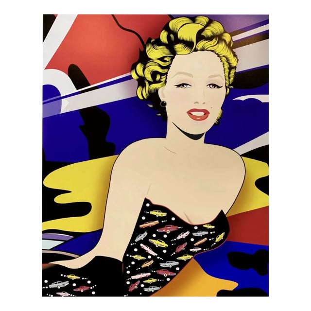 Danuta Dabrowska-Siemaszkiewicz, Monroe, Print on Paper, 2000s, Screen Print & Paper For Sale