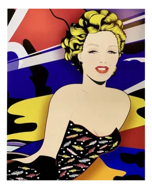 Danuta Dabrowska-Siemaszkiewicz, Monroe, Print on Paper, 2000s, Screen Print & Paper