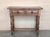 Spanish Early 20th Century Spanish Carved Console Table With Two Drawers For Sale - Image 3 of 10