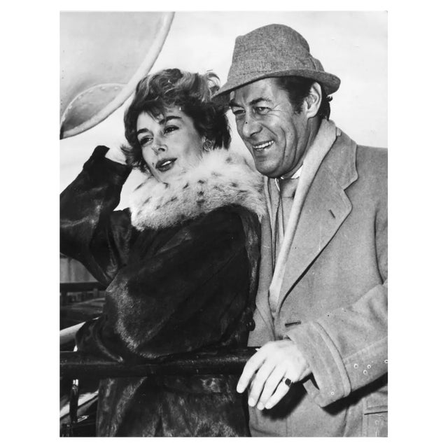 Unknown, Rex Harrison and Key Kendall, Vintage Photograph, 1958 For Sale