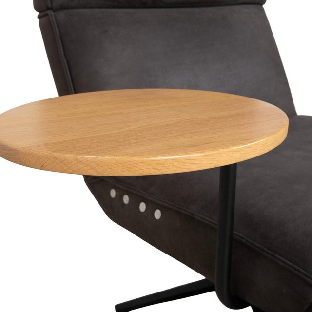 Gray Etino Lounge Chair in Fabric and Wood from Koinor For Sale - Image 8 of 16