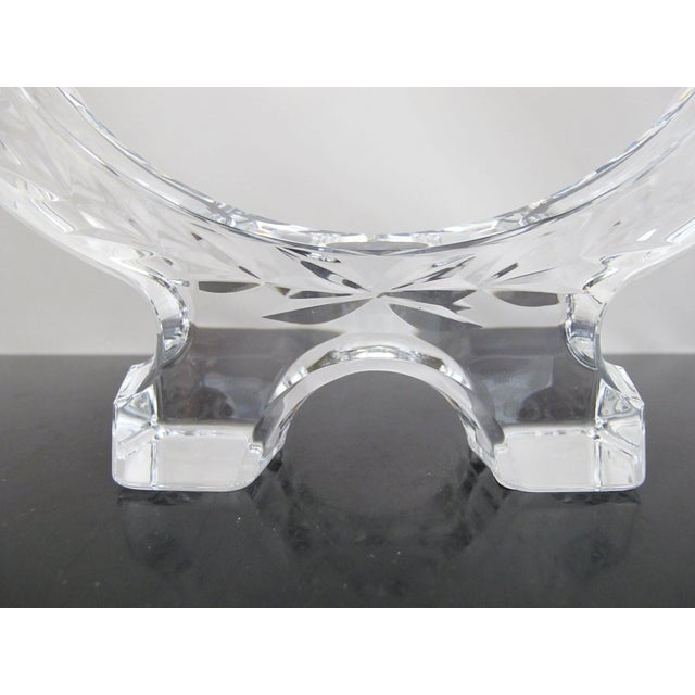 Waterford Crystal & Brass Menorah Holiday Chanukah Candle Holder Original Box For Sale - Image 10 of 14
