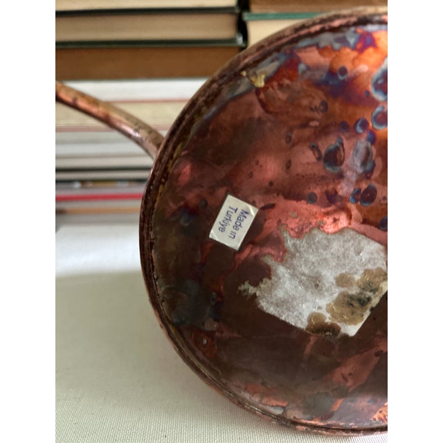 Vintage Copper Watering Can With Long Spout and Aged Patina For Sale - Image 11 of 12